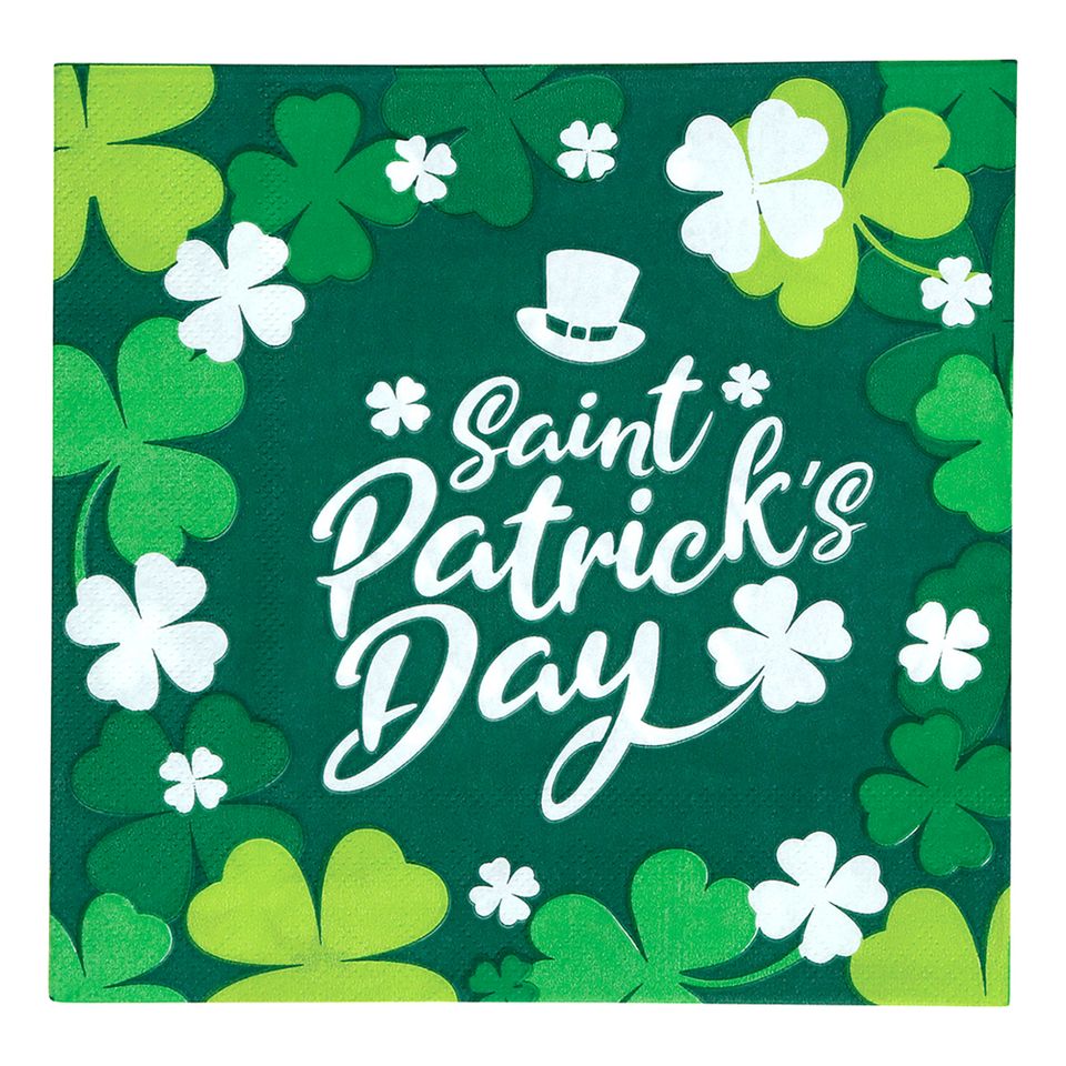 Servetter St Patrick's Day - 12-pack från Fiestas Guirca