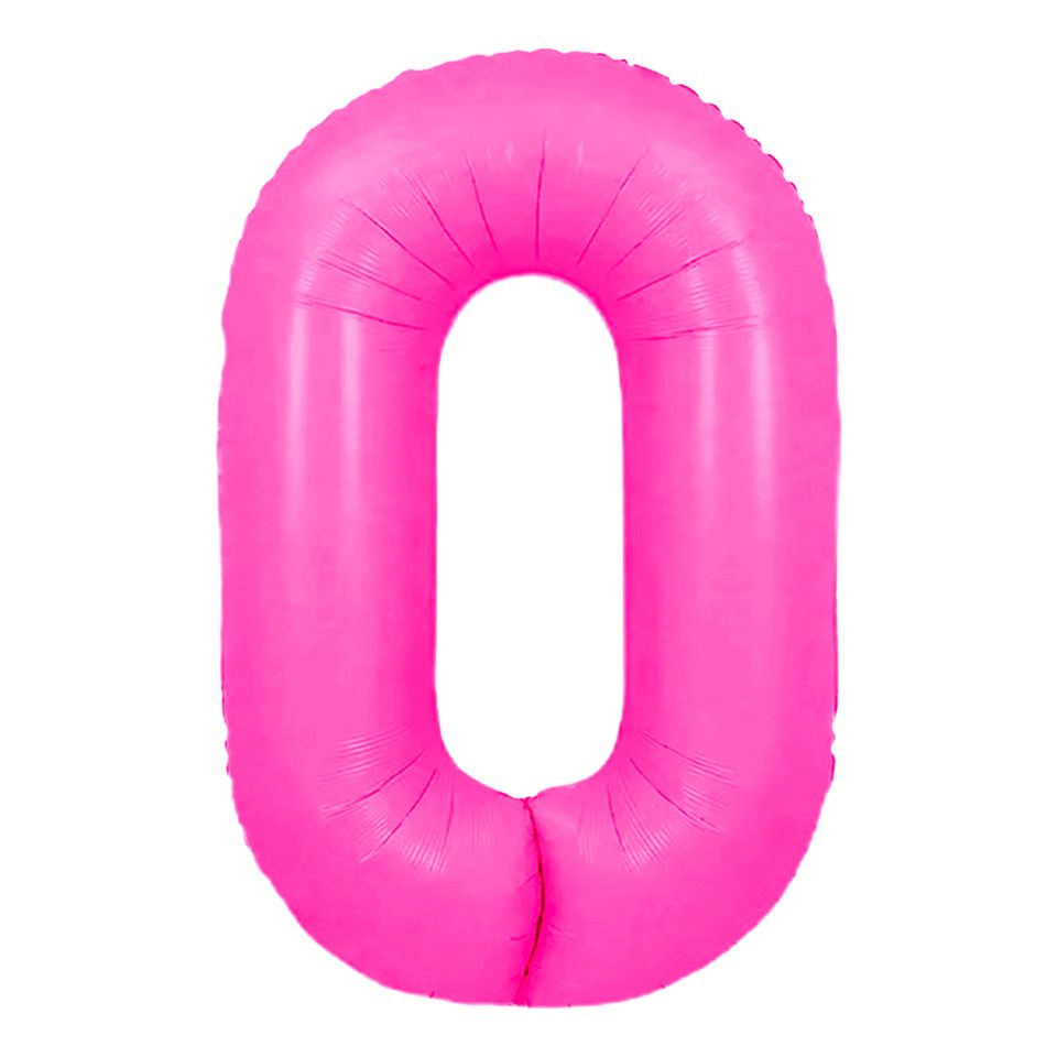 Sifferballong Neonrosa - Siffra från Ballongkungen