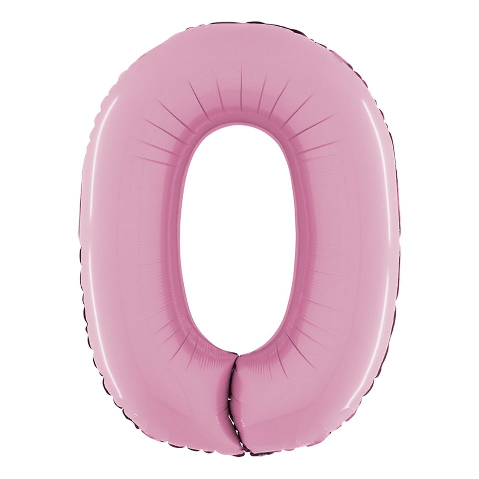 Sifferballong Pastellrosa - Siffra från Ballongkungen
