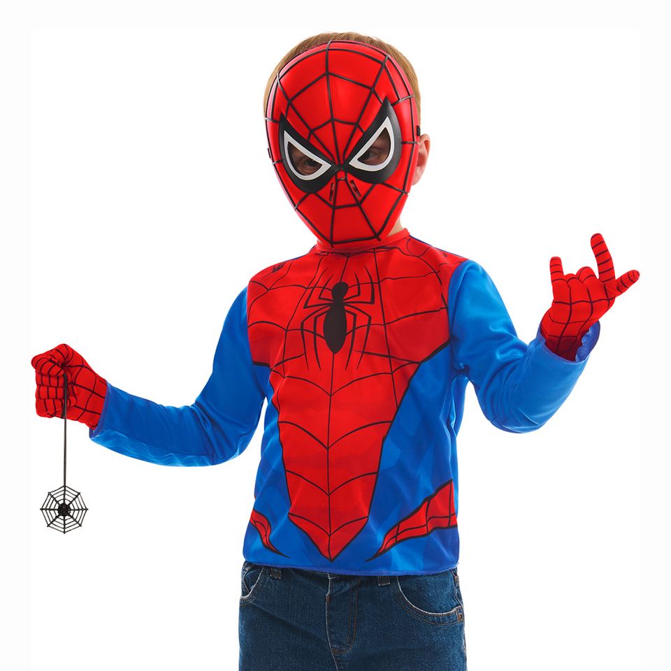 Spider-Man Maskeradkit för Barn Presentbox från Rubies Costumes