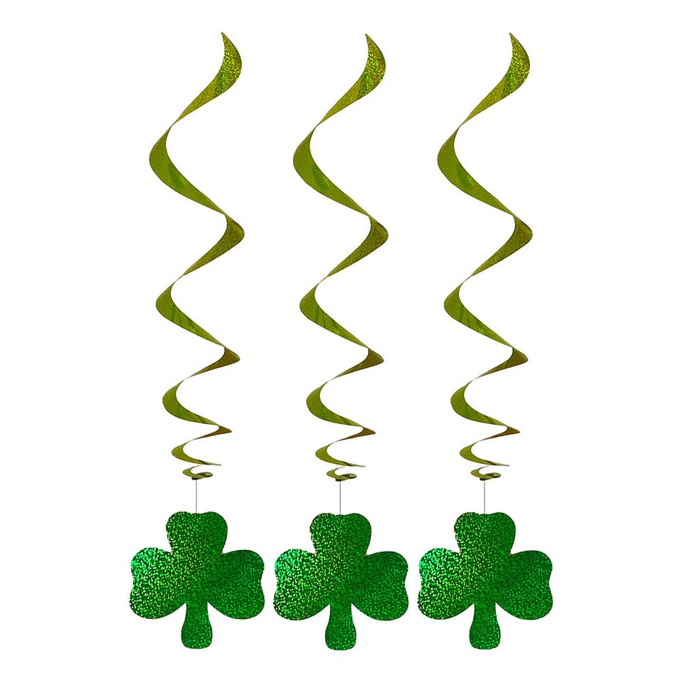 Swirls St Patrick's Day Hängande Dekorationer - 3-pack från Henbrandt