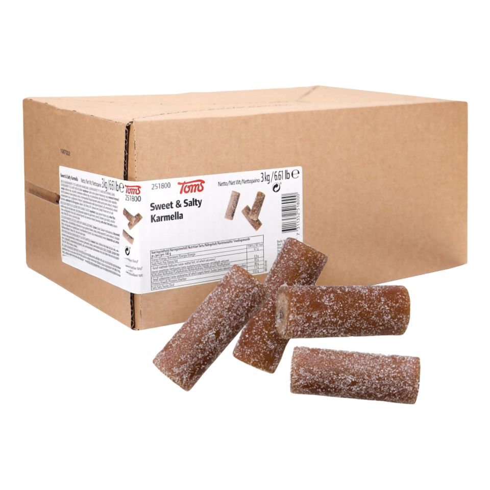 Toms Sweet & Salty Karamella Storpack - 3 kg från ERT Godis Bulk