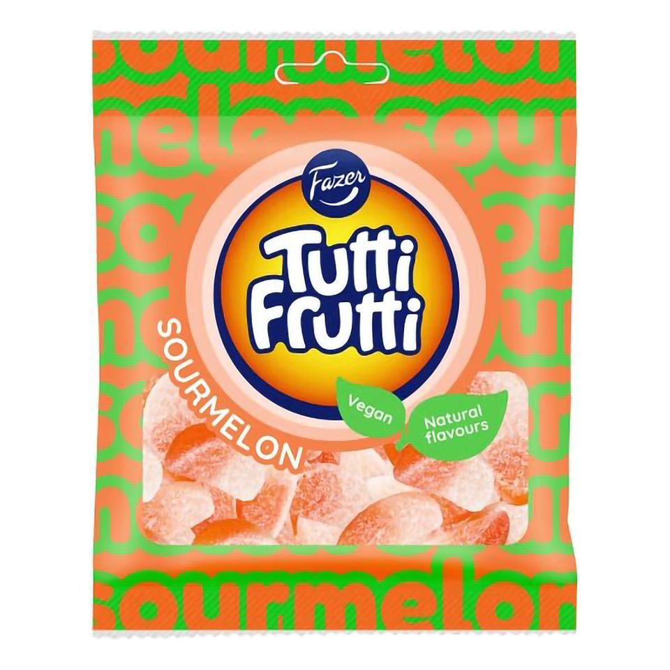 Fazer Tutti Frutti Sour Melon - 90 g från ERT Godis Singel