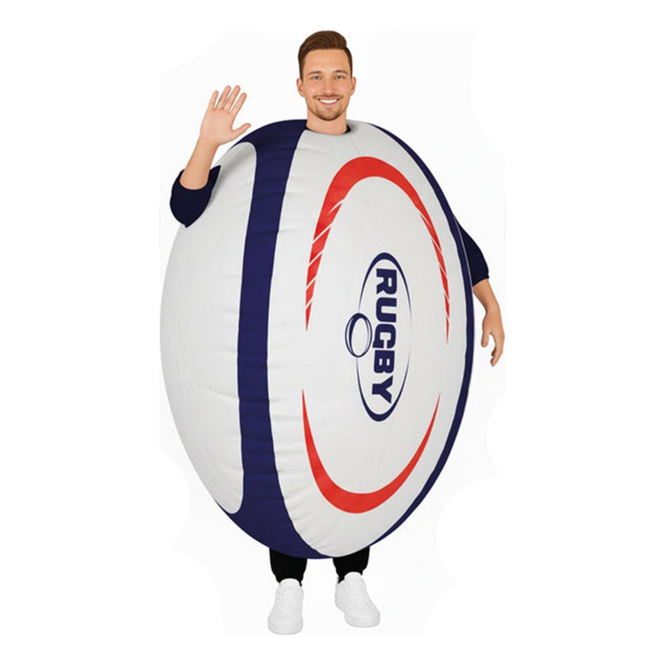 Uppblåsbar Rugbyboll Maskeraddräkt från Original Cup