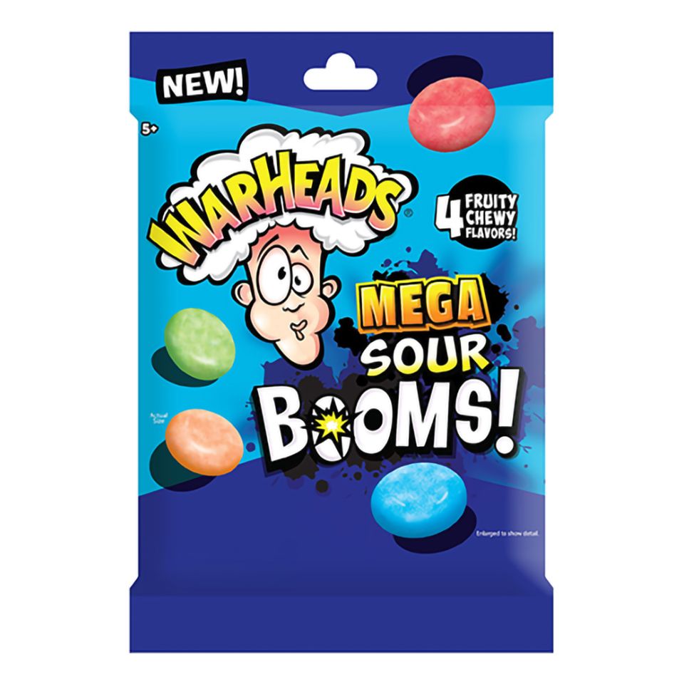 Warheads Sour Boom Fruit Chews - 71 g från US 2 U (JellyBelly)