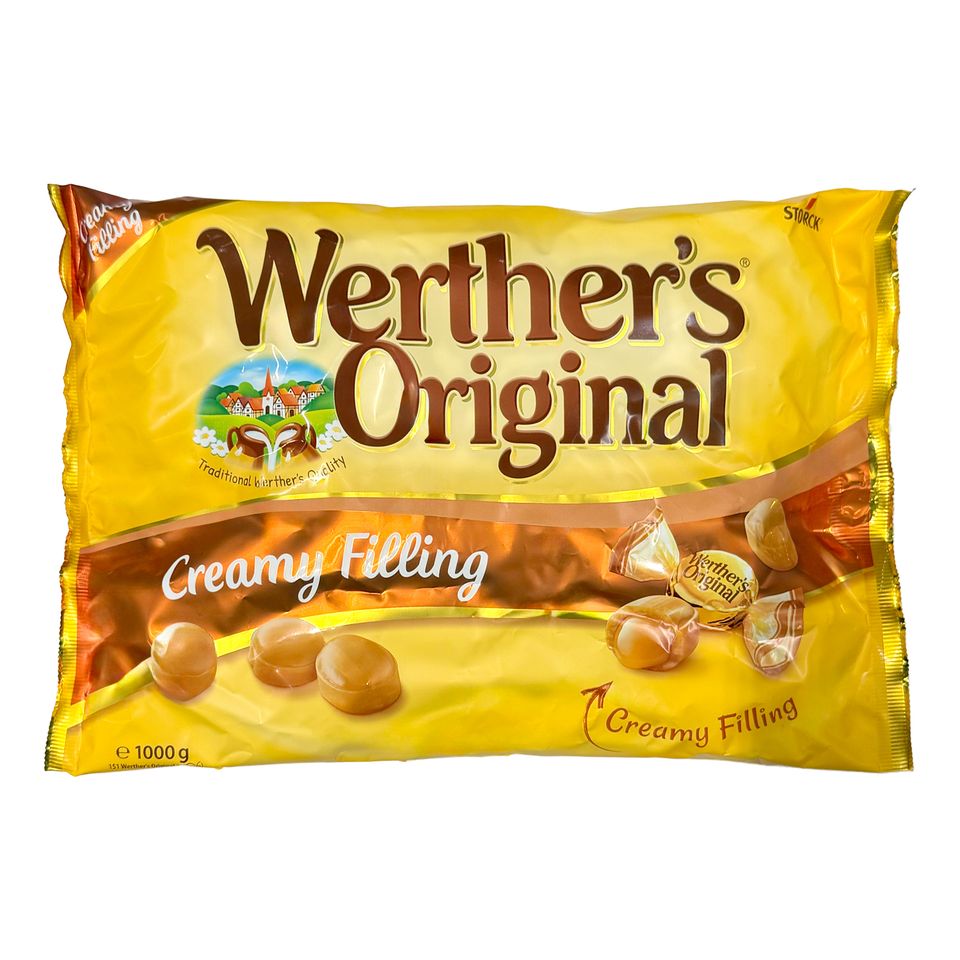 Werthers Original Cream Filling Toffée Storpack - 1 kg från Inter Candy AB