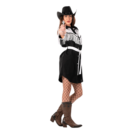 Cowgirl Claudette Kjole Kostume