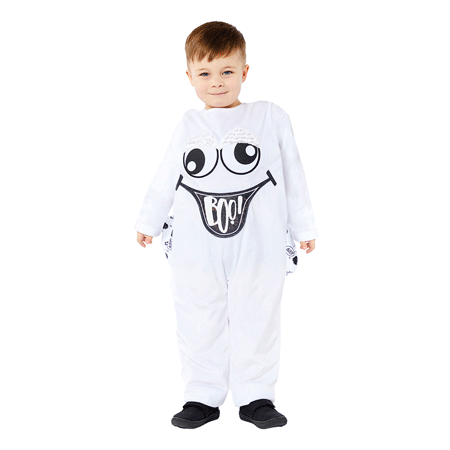 Spøgelse Jumpsuit Børnekostume